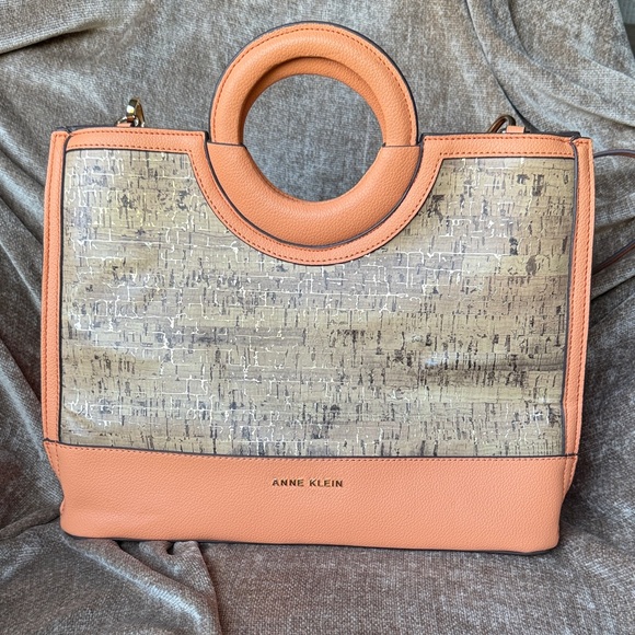 Anne Klein Orange and Brown Women's Bag - Picture 1 of 6